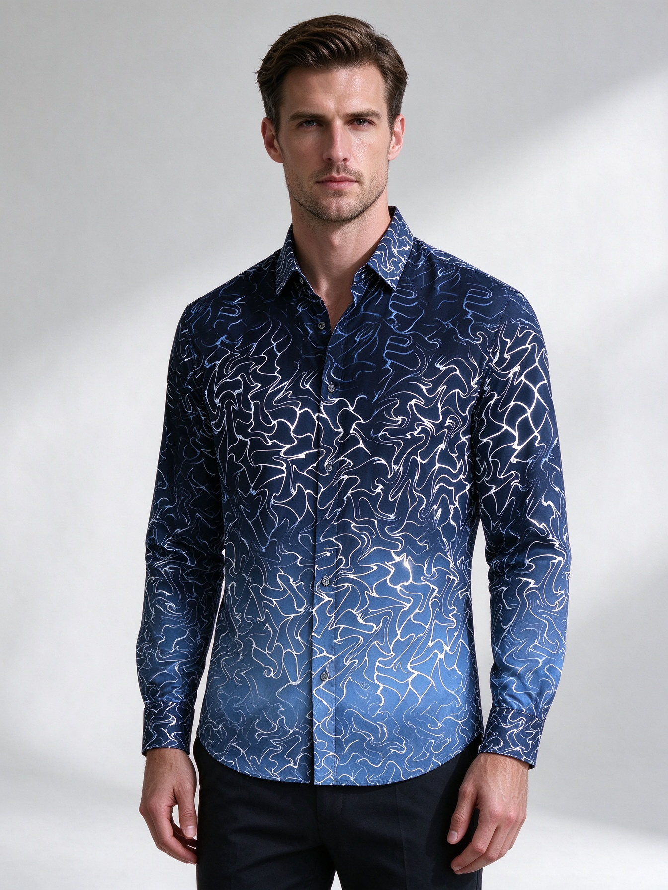 Stylish Unisex Graphic Tee - Durable Cotton Blend Long Sleeves - view 8
