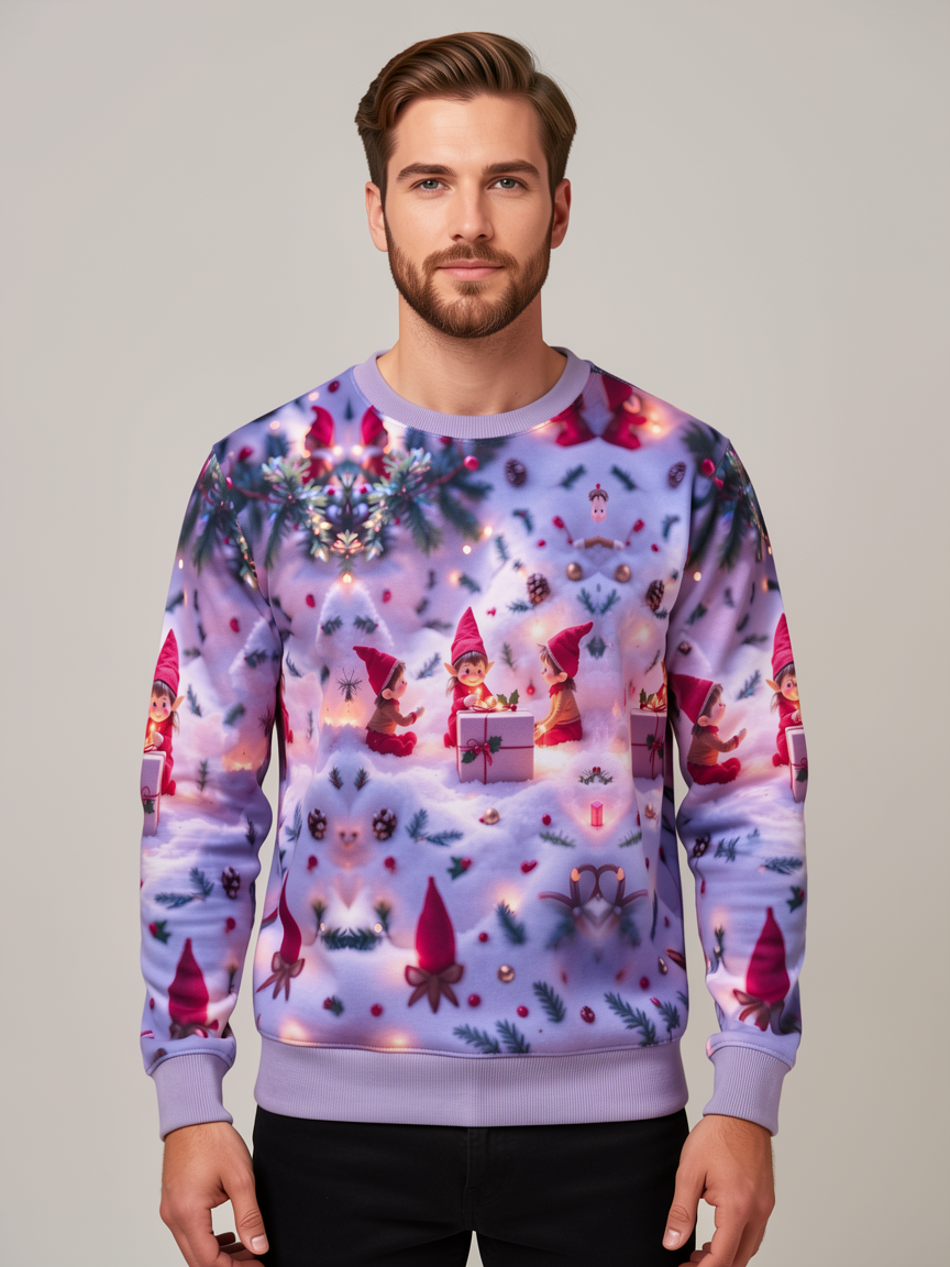 Unique Print Casual Male Autumn Wear Durable & Comfortable Hooded Sweatshirt for Every Occasion - view 4