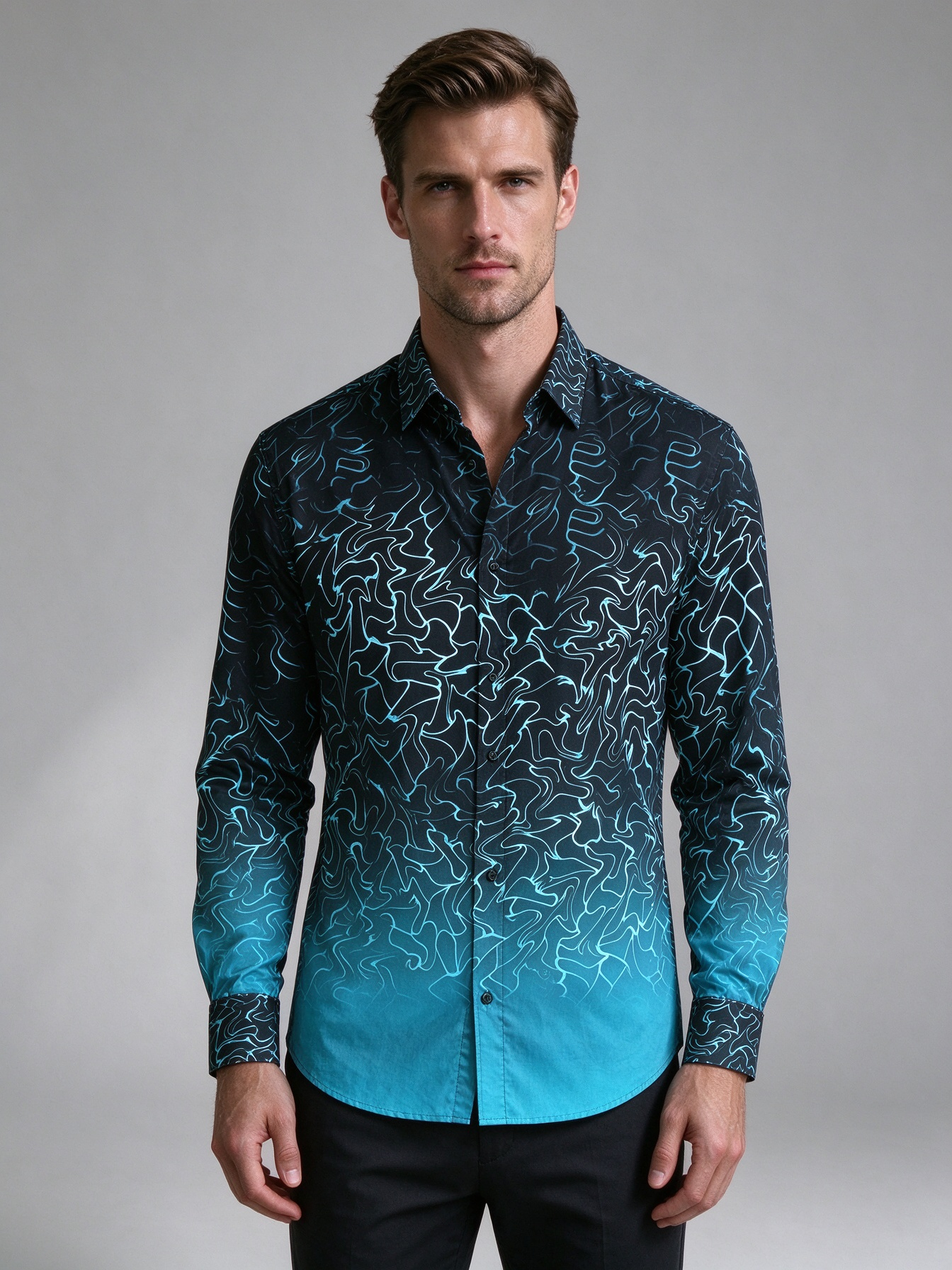 Stylish Unisex Graphic Tee - Durable Cotton Blend Long Sleeves - view 5
