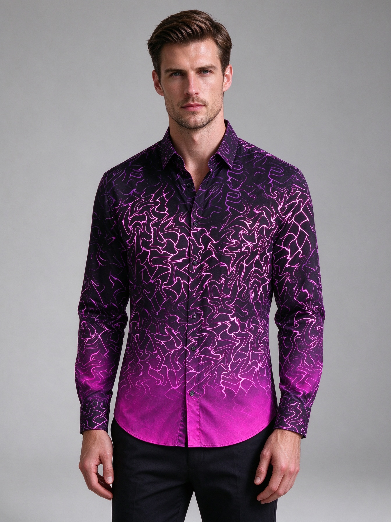 Stylish Unisex Graphic Tee - Durable Cotton Blend Long Sleeves - view 7