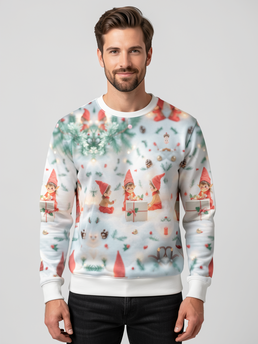 Unique Print Casual Male Autumn Wear Durable & Comfortable Hooded Sweatshirt for Every Occasion - view 5