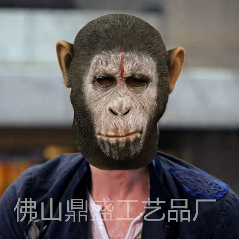 Realistic latex masks for movie The monkey Halloween character cosplay and fun party headwear 250603 - view 7