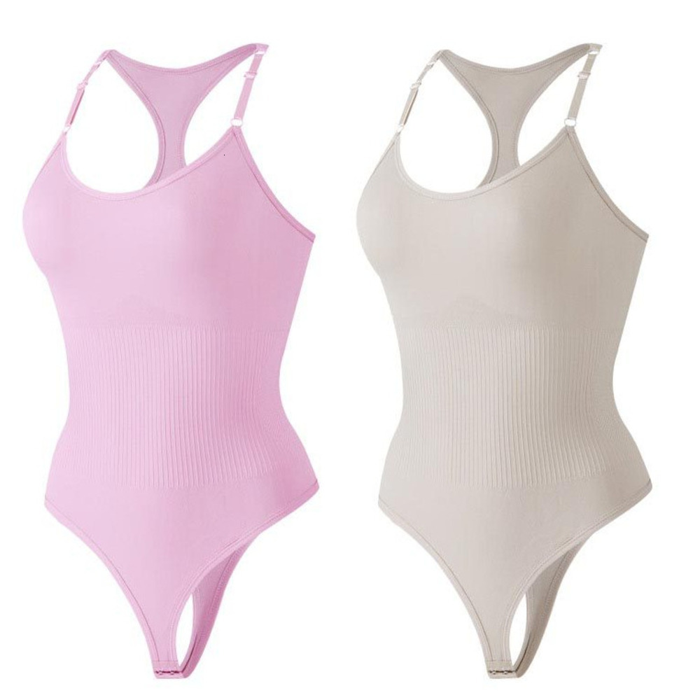 Tummy Control Y2K Sculpting Bodysuit body shaping Women Shaper Bodysuit Body Shaping Vest Style Back Strap Thong Hook One-Piece Waist Trainer Bodysuit - view 1