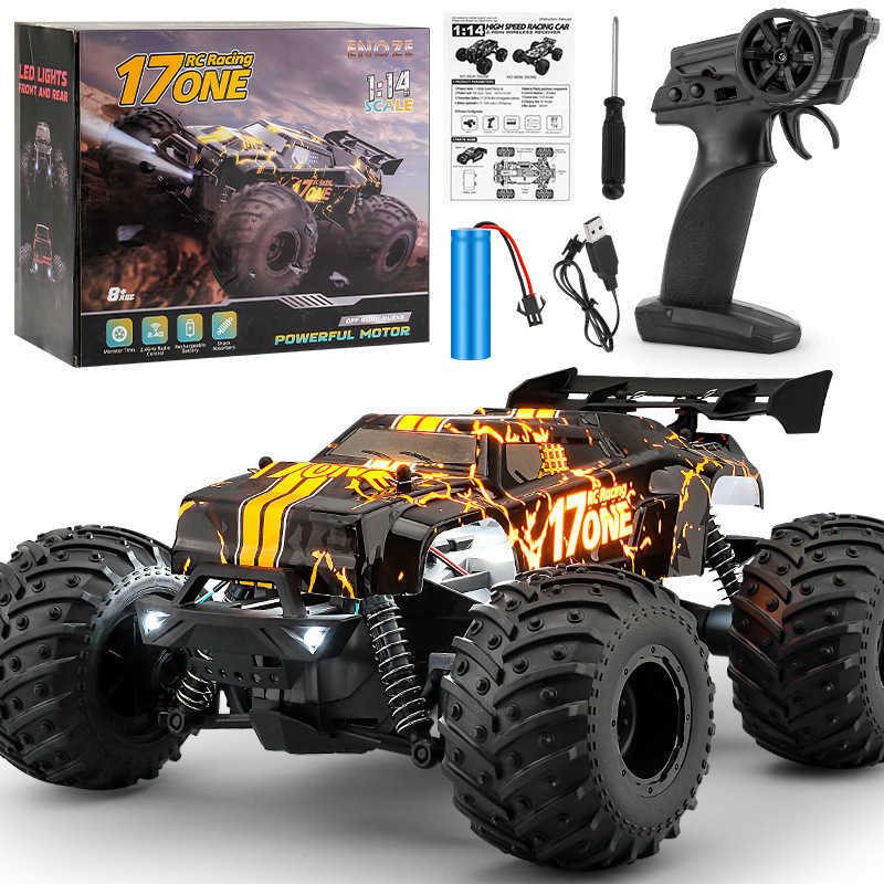 1:14RC full-scale four-wheel drive remote control high-speed car, big foot off-road racing car, climbing model car, remote control car H261013 - view 4