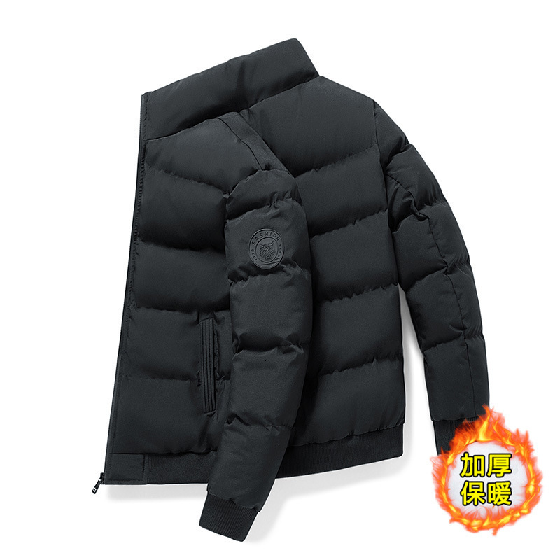 Men's downfilled padded jacket thickened for warmth plussize suitable autumn and winter men's clothing couple's outerwear 251129 - view 3