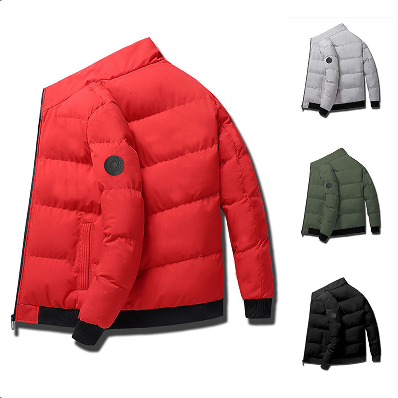 Men's downfilled padded jacket thickened for warmth plussize suitable autumn and winter men's clothing couple's outerwear 251129 - view 5