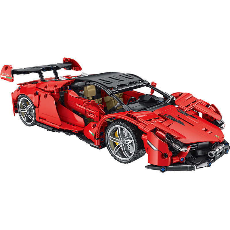 Static display of Penrose 673001V12 sports car 1:14 Senna racing car model building block toy J261013 - view 3