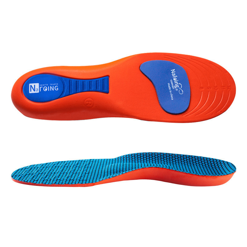 Sports Orthopedic Insoles For Shoes elastic Sole Technology Shock Absorption Breathable Running basketball Flat feet 231221