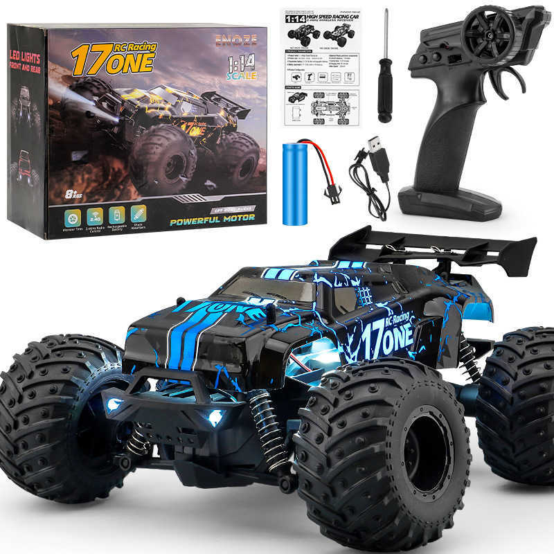 1:14RC full-scale four-wheel drive remote control high-speed car, big foot off-road racing car, climbing model car, remote control car H261013 - view 3