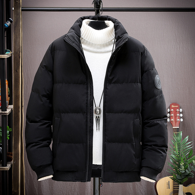 Men's downfilled padded jacket thickened for warmth plussize suitable autumn and winter men's clothing couple's outerwear 251129 - view 7