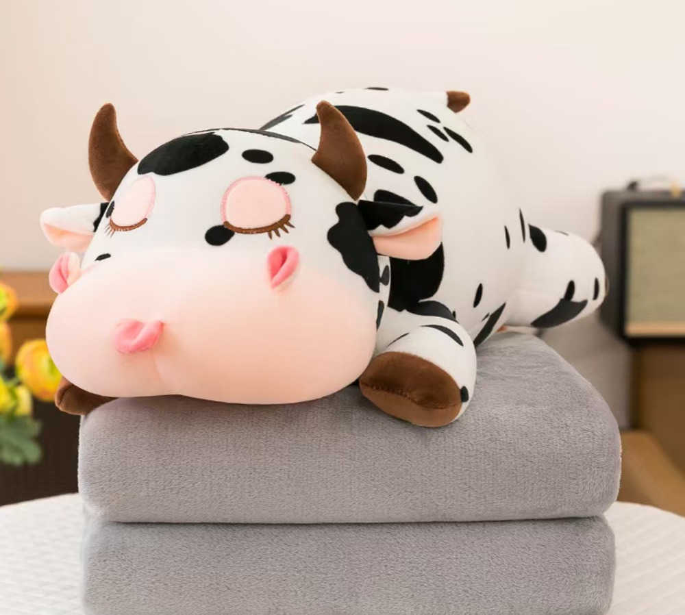 Dog-shaped throw blanket for babies - soft plush toy for children's nap time, dog-shaped pillow for lying down S261013 - view 5