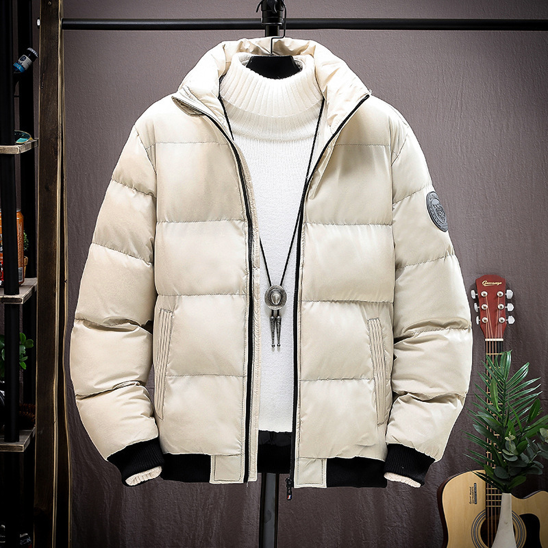 Men's downfilled padded jacket thickened for warmth plussize suitable autumn and winter men's clothing couple's outerwear 251129 - view 8