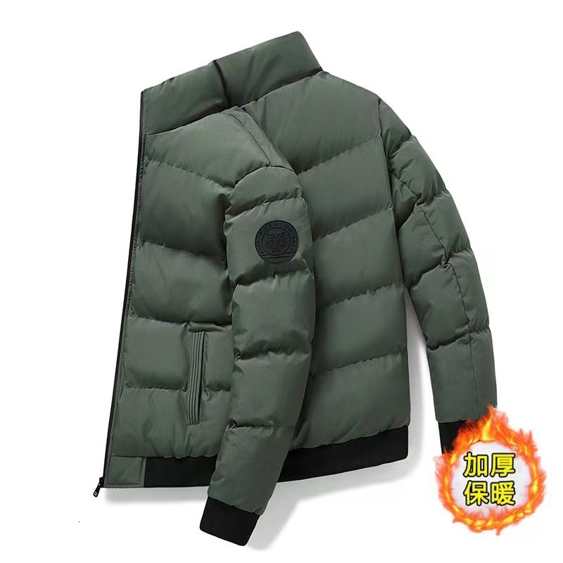 Men's downfilled padded jacket thickened for warmth plussize suitable autumn and winter men's clothing couple's outerwear 251129 - view 6