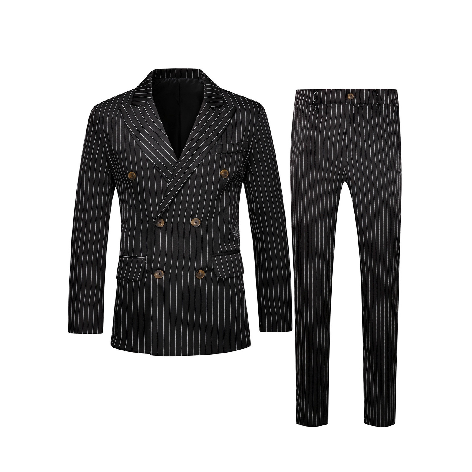 Mens Suits Blazers Man Casual Suit Blazer Autumn Turndown Collar Jacket Men Business Striped Print Coat Fashion Single Breasted Button Outerwears 2307 - view 7