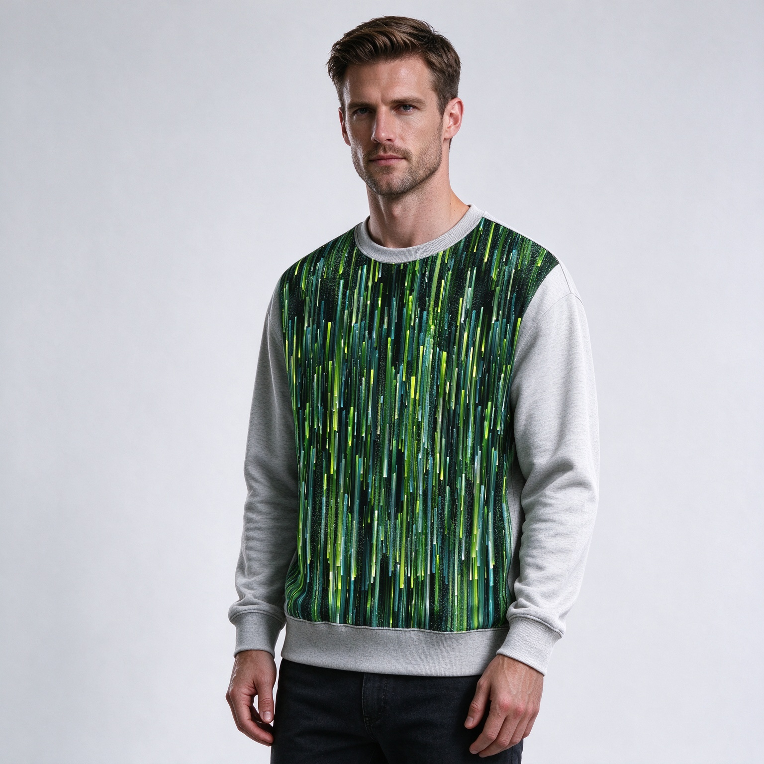 Men's Long-Sleeve Hoodies, Unique-Print Crewneck Tops - view 6