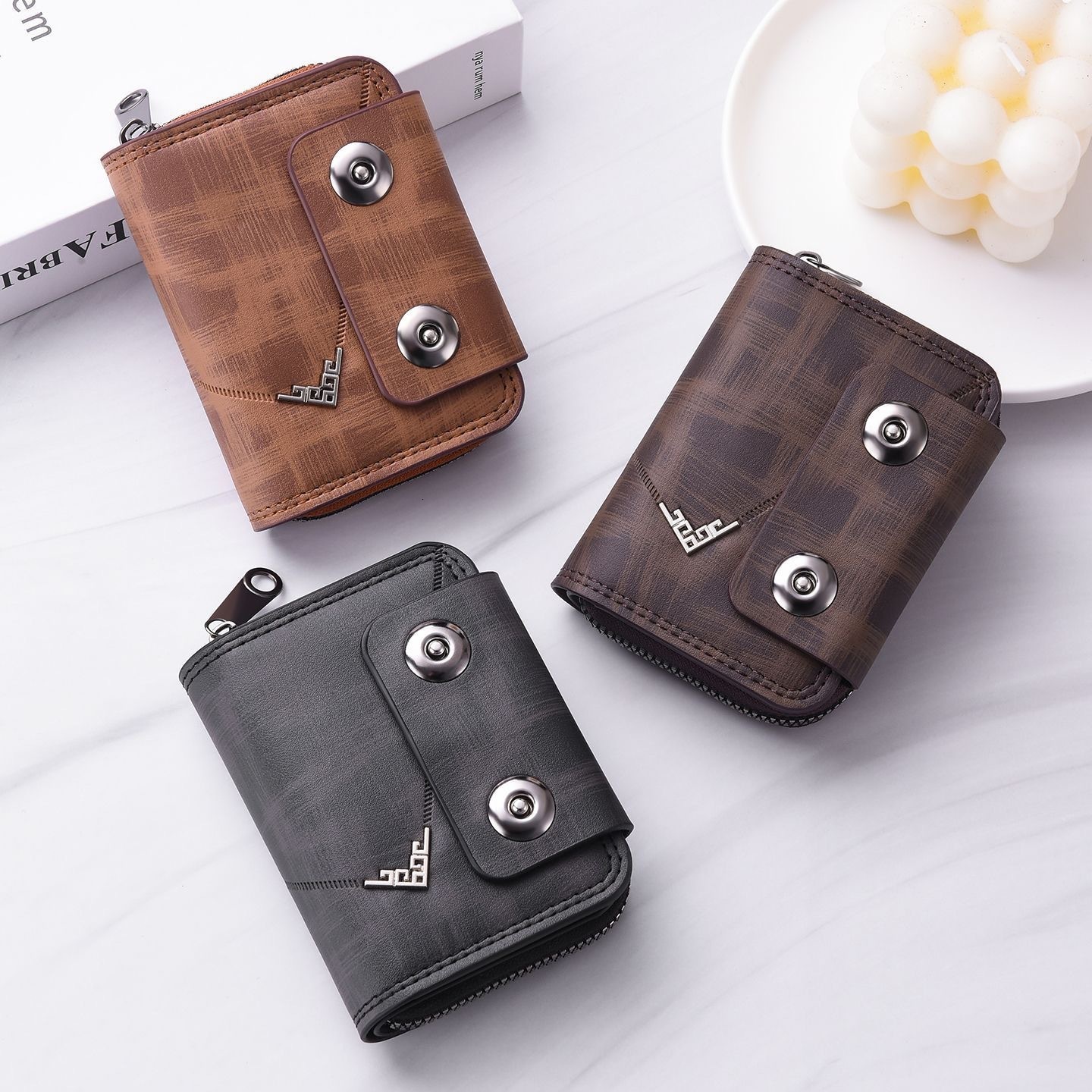 Original Car Key Holder Leather Universal Waist Belt Car Key Case Men Magnetic Buckle Keychain Wallet Key Pouch er 240828