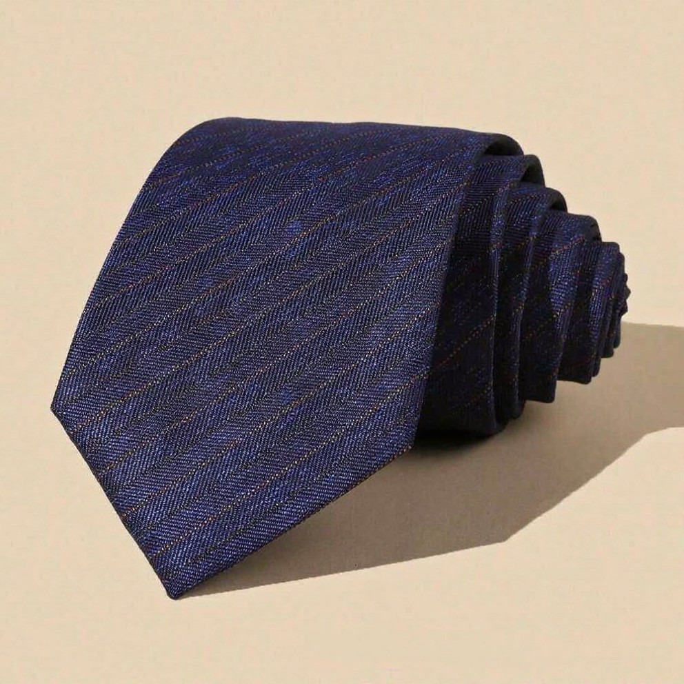 navy blue series tie for men highend niche design commuting suit accessory wedding groom groomsmen group