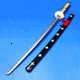 The cosplay item of the wooden bamboo sword, the original katana, the original blade pattern of the One Piece, Luffy Zoro's sword, the three-swor - view 6