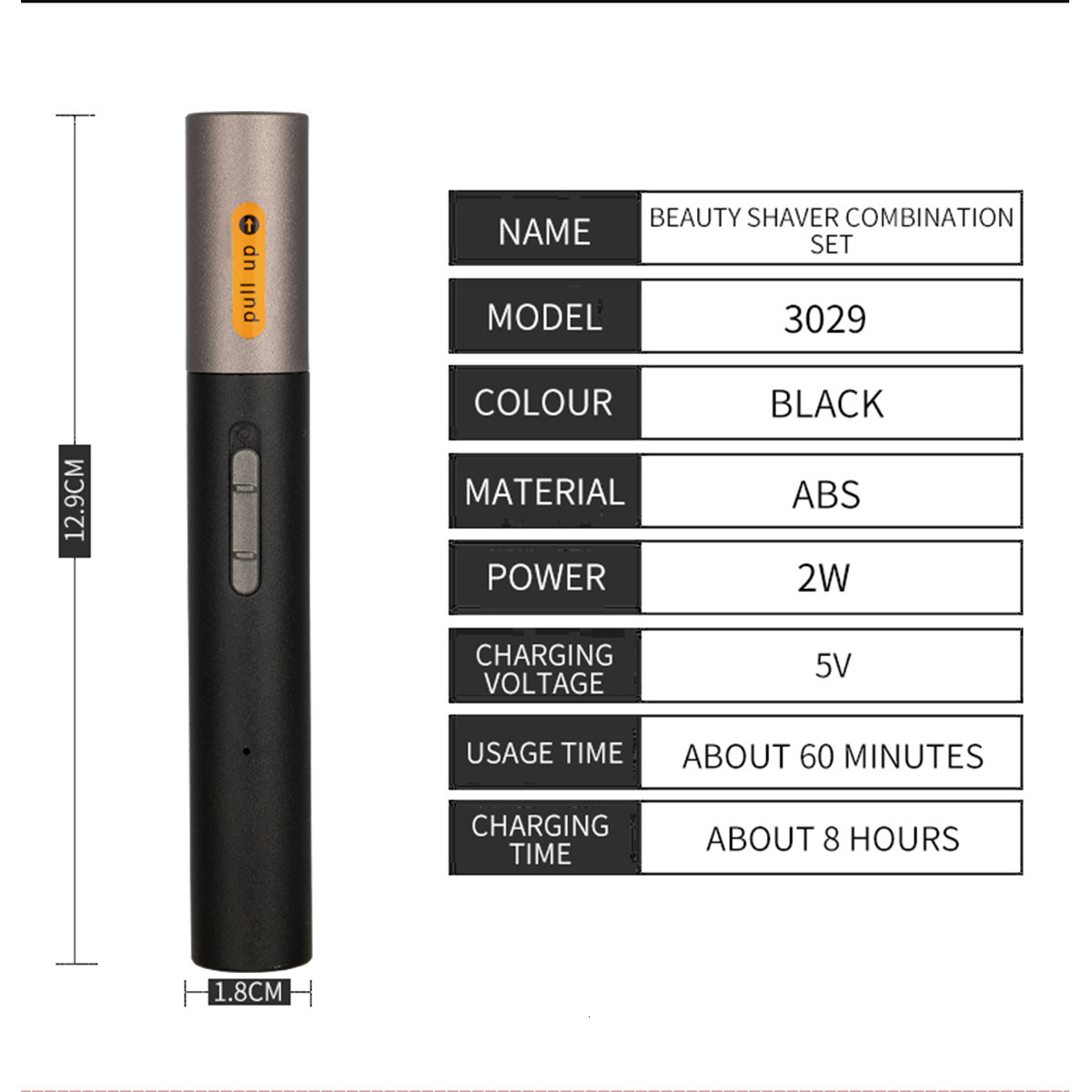 Nose Hair Trimmer Electric Nose Trimmer Men Shaver Razor Women Epilator Cutter Waterproof 241227 - view 5