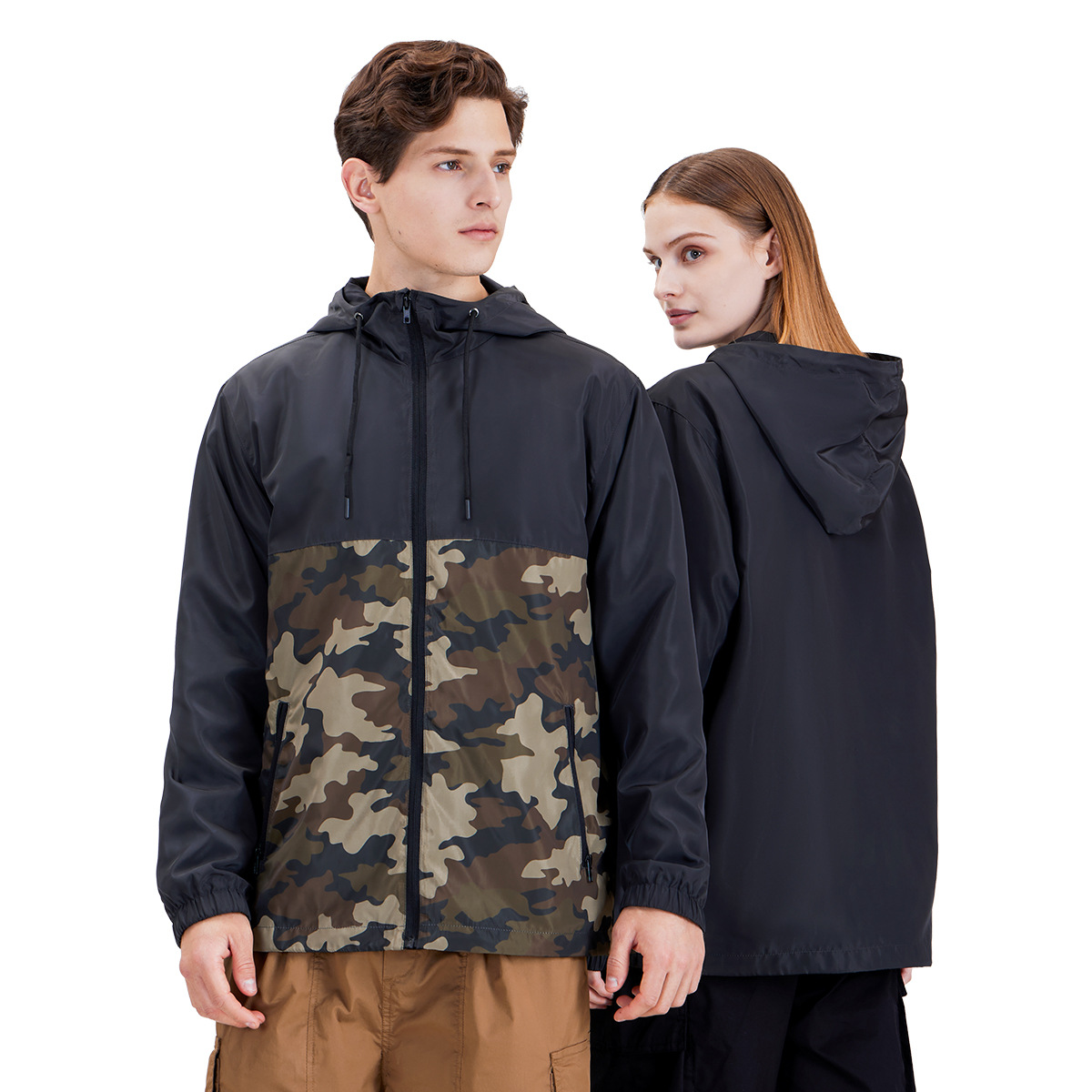 Camouflage Jackets Man Casual Sports windproof Breathable Jackets New Lightweight Hooded Coat Fashion Outdoor Trvel Climbing Outwear - view 8