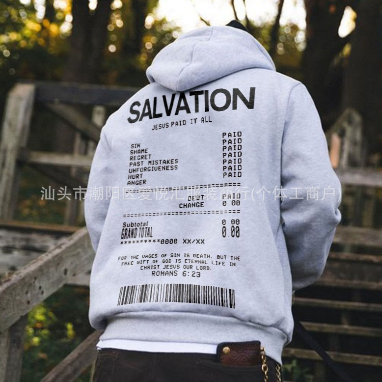Americanstyle winged star print hoodie unisex versatile sweatshirt springautumn collection 251231 - view 4
