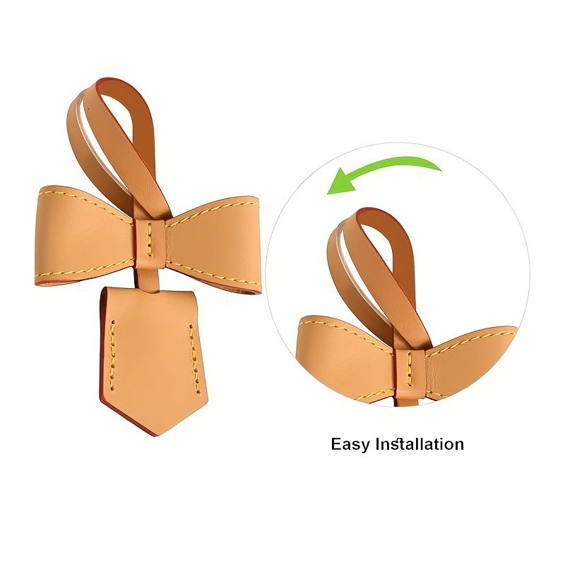 Bow leather charm for carryall women bag fashion durable exquisite workmanship bag decoration bag accessories 260728 - view 5