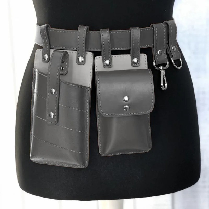 er Bag Ladies Small PU Leather Belt Bag Women Fashion Shoulder Bag Messenger Bag Women Mobile Phone Bag Chest Bag 240913 - view 4