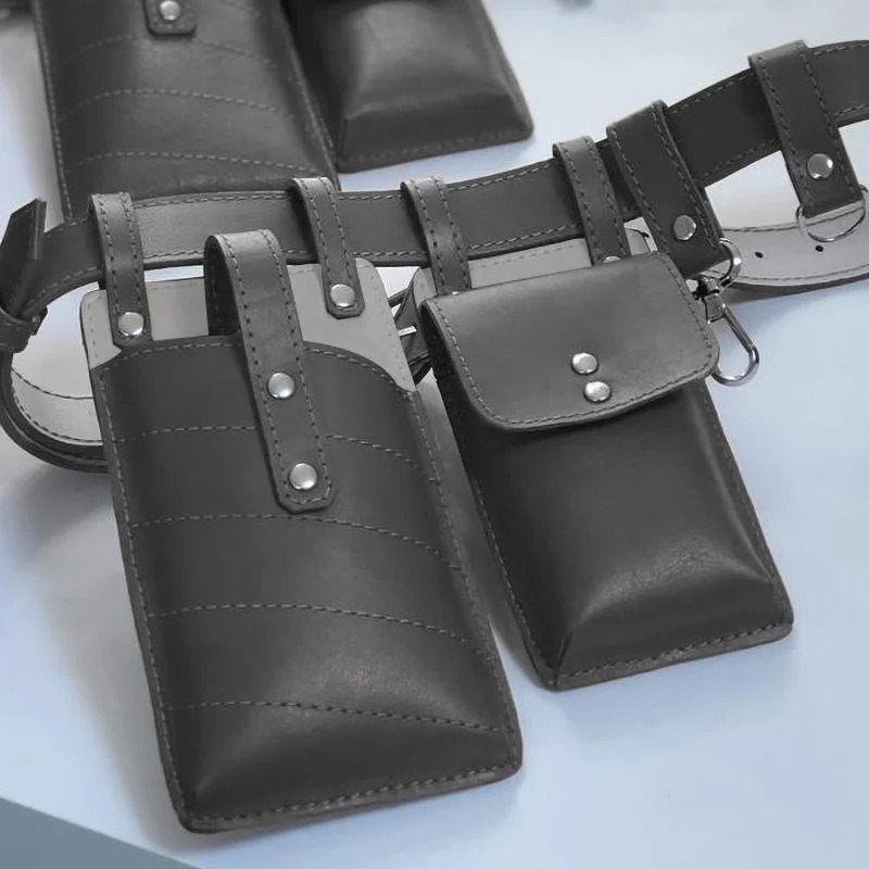 er Bag Ladies Small PU Leather Belt Bag Women Fashion Shoulder Bag Messenger Bag Women Mobile Phone Bag Chest Bag 240913 - view 5