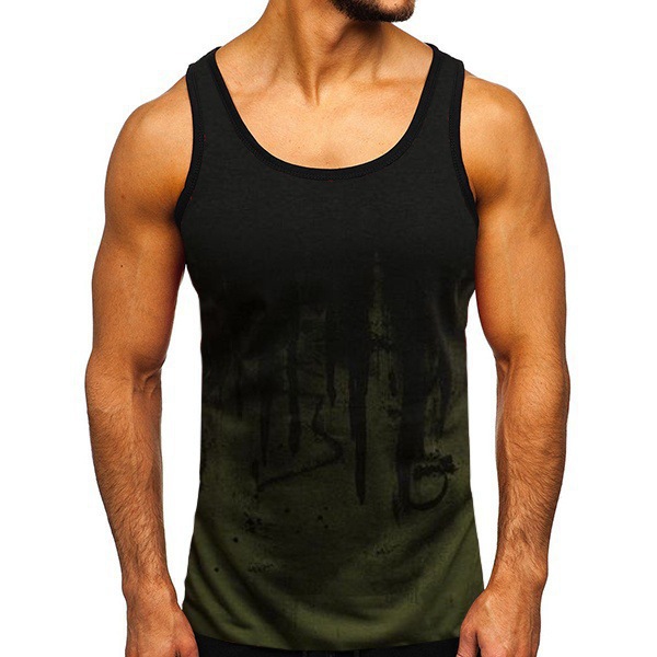 Stylish Screen-Printed Casual Tanks for Gentlemen - Perfect Match For Your Outfit - view 5