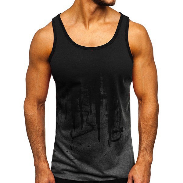 Stylish Screen-Printed Casual Tanks for Gentlemen - Perfect Match For Your Outfit - view 4