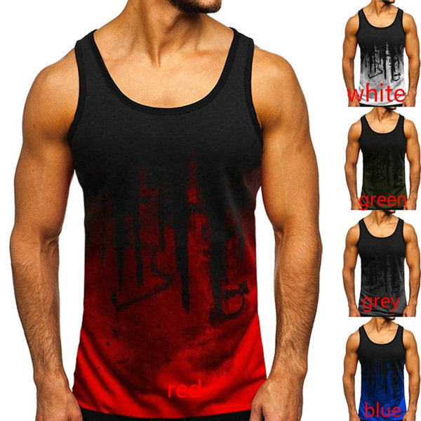 Stylish Screen-Printed Casual Tanks for Gentlemen - Perfect Match For Your Outfit - view 3