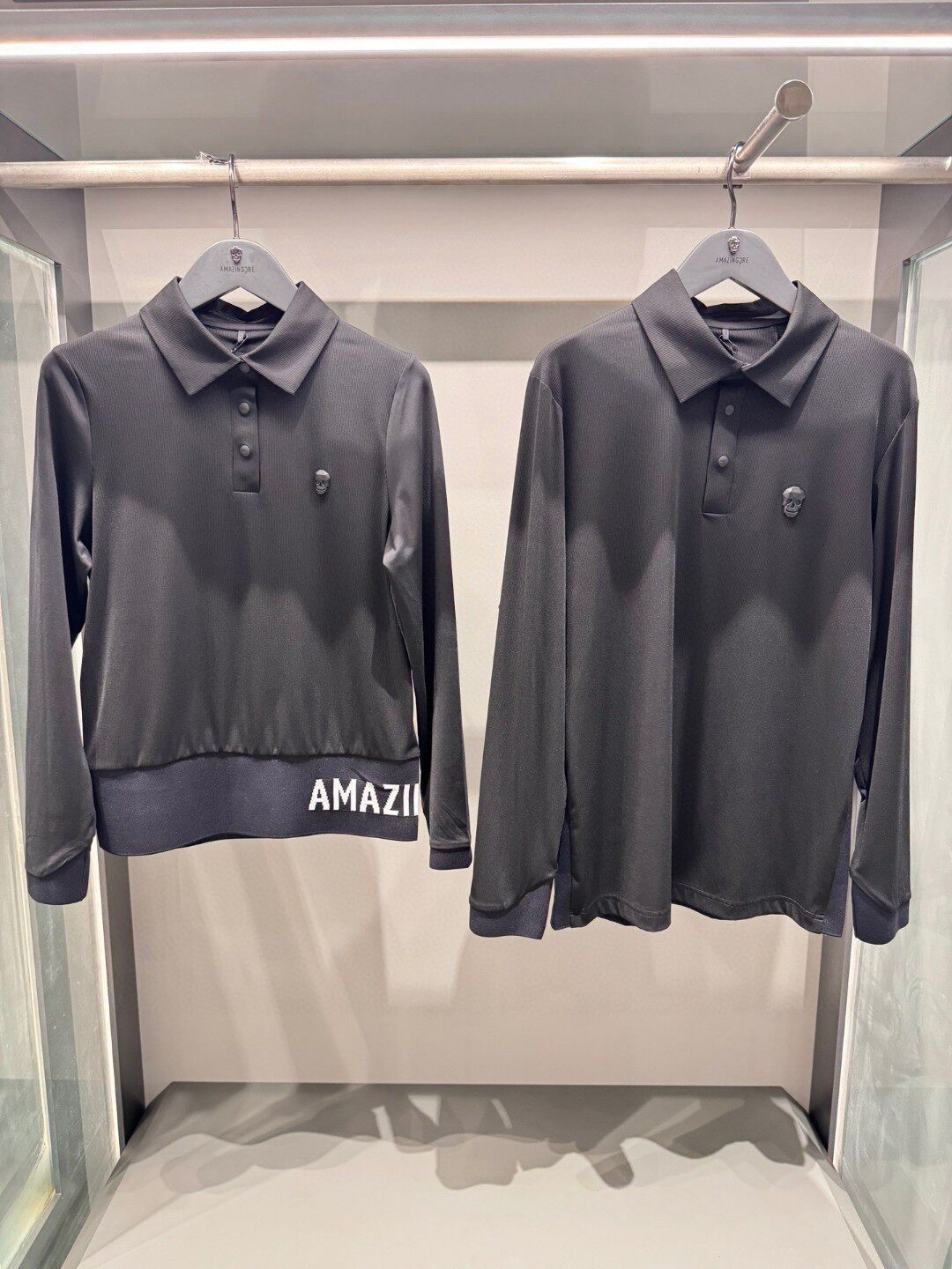 Golf Clothing Womens Top 24 Autumn Sports QuickDrying Elastic Long Sleeve Lapel TShirt 241105 - view 3