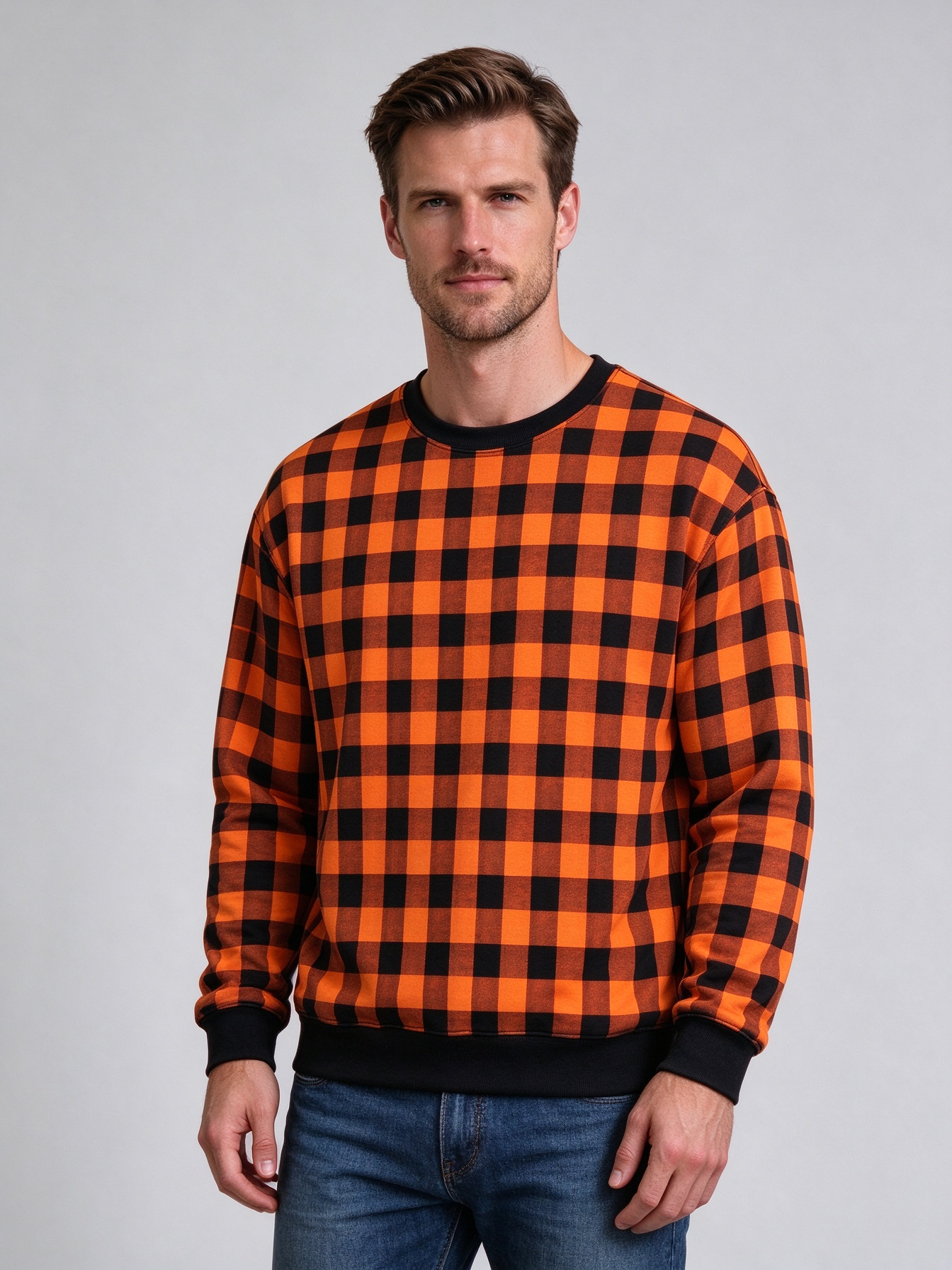 Men's Crew-Neck Sweatshirts, Stylish Casual Tops with Unique Prints - view 5