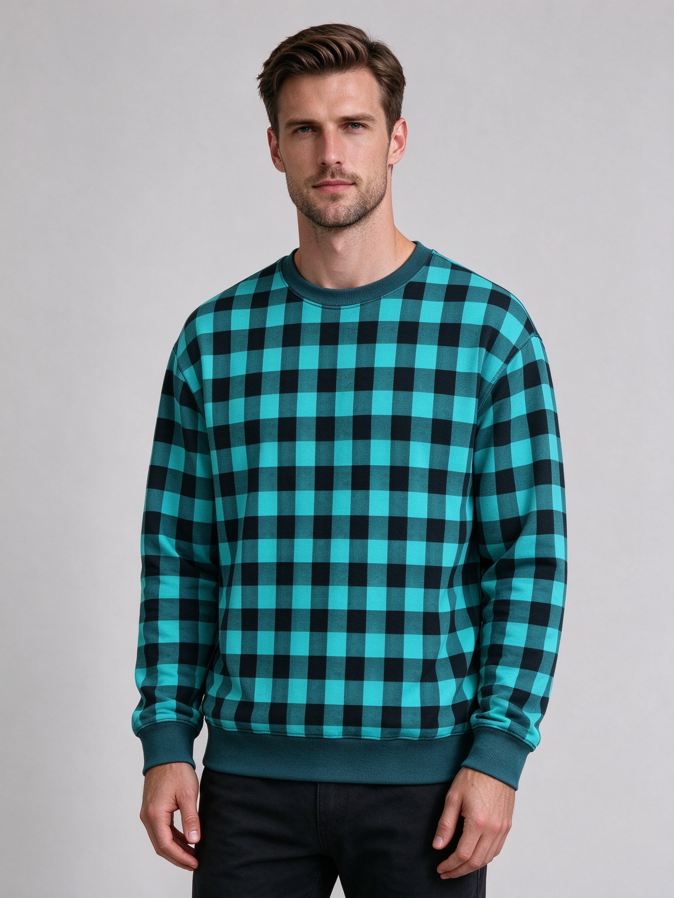 Men's Crew-Neck Sweatshirts, Stylish Casual Tops with Unique Prints - view 7