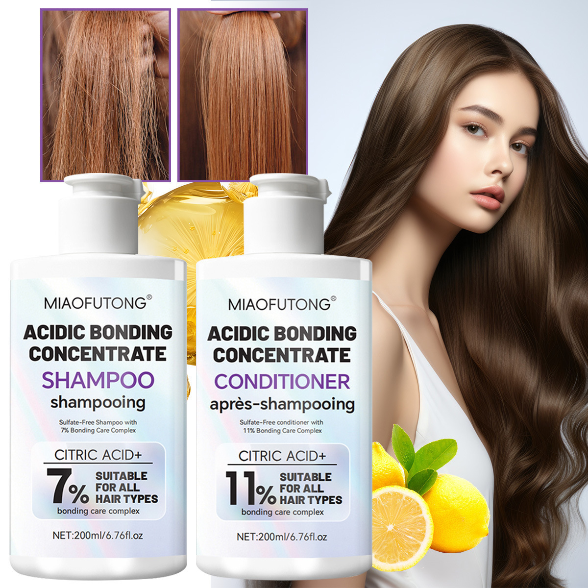 GSWP Shampoo and Conditioner Set. Gently Cleanses Deeply ises Provides Premium Care. Controls Oiliness for Volume.200ML 260813 - view 3