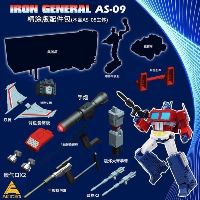 In Stock Transformation Robot Model Kit AS08-B AS08-C KO SS86 G1 OP Commander Deformation Anime Action Figures Toys For Boy Gift Y251129 - view 5
