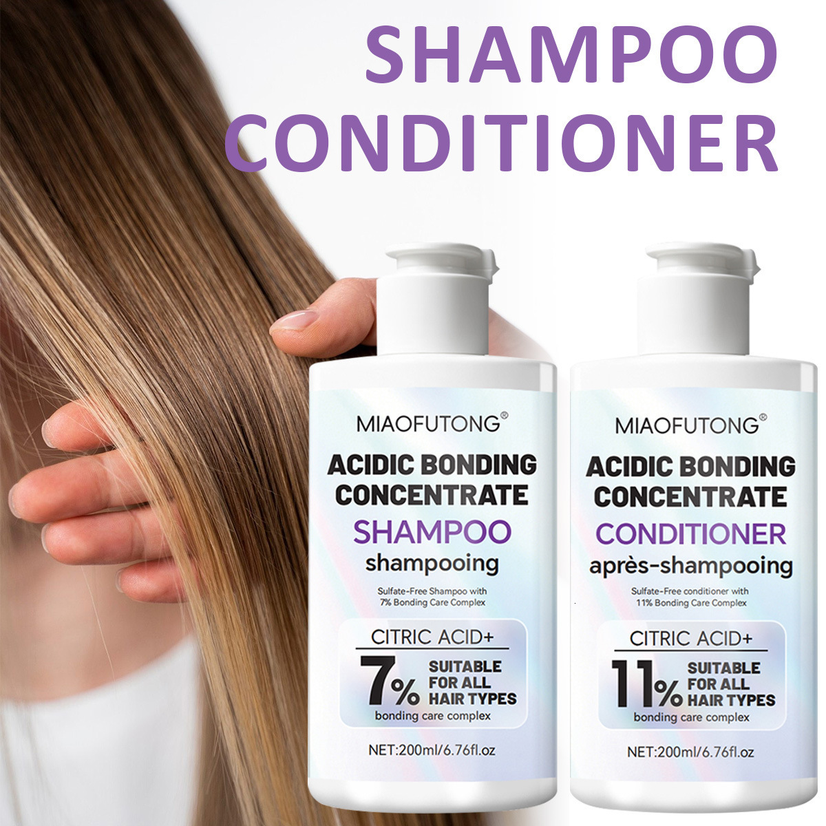 GSWP Shampoo and Conditioner Set. Gently Cleanses Deeply ises Provides Premium Care. Controls Oiliness for Volume.200ML 260813 - view 4