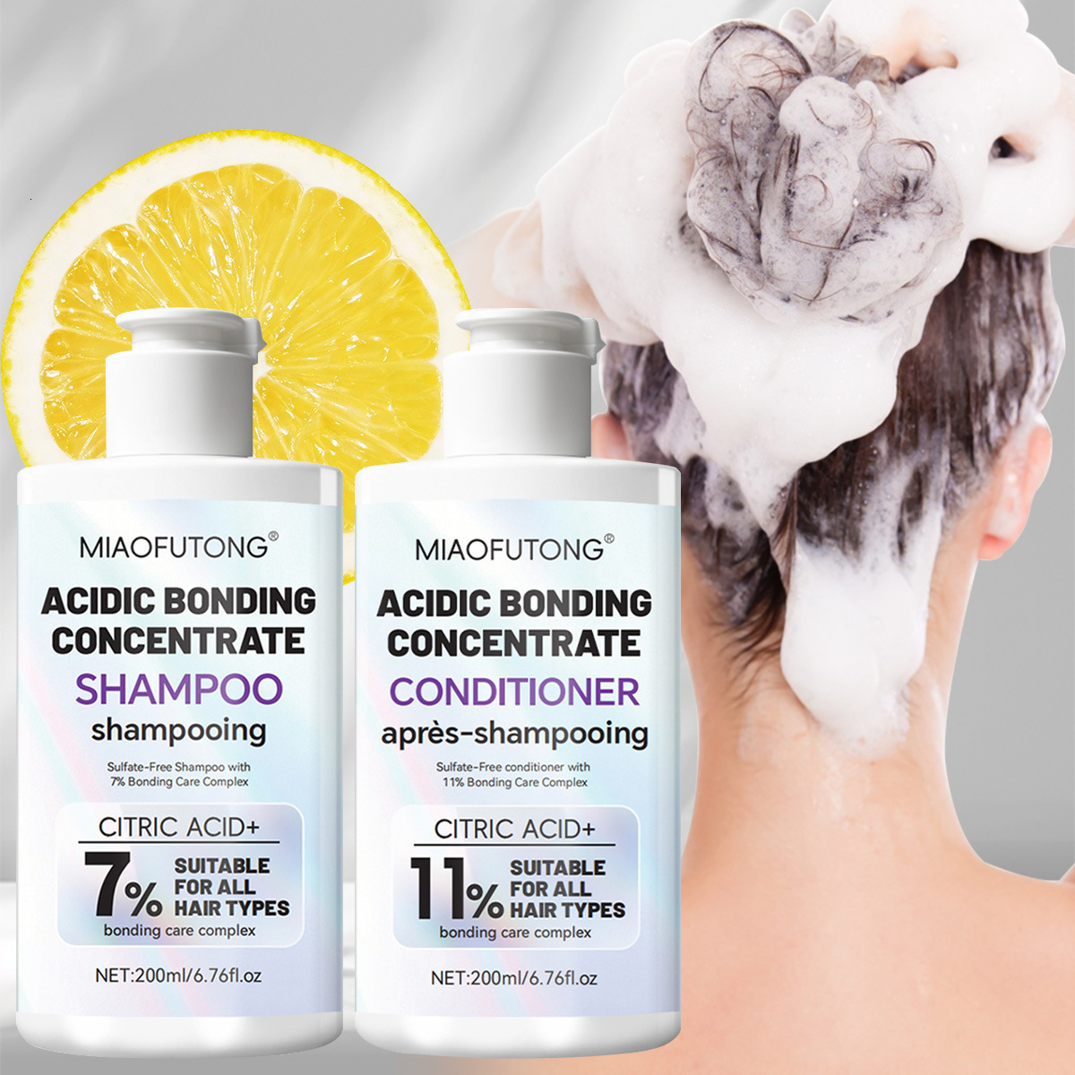 GSWP Shampoo and Conditioner Set. Gently Cleanses Deeply ises Provides Premium Care. Controls Oiliness for Volume.200ML 260813 - view 5