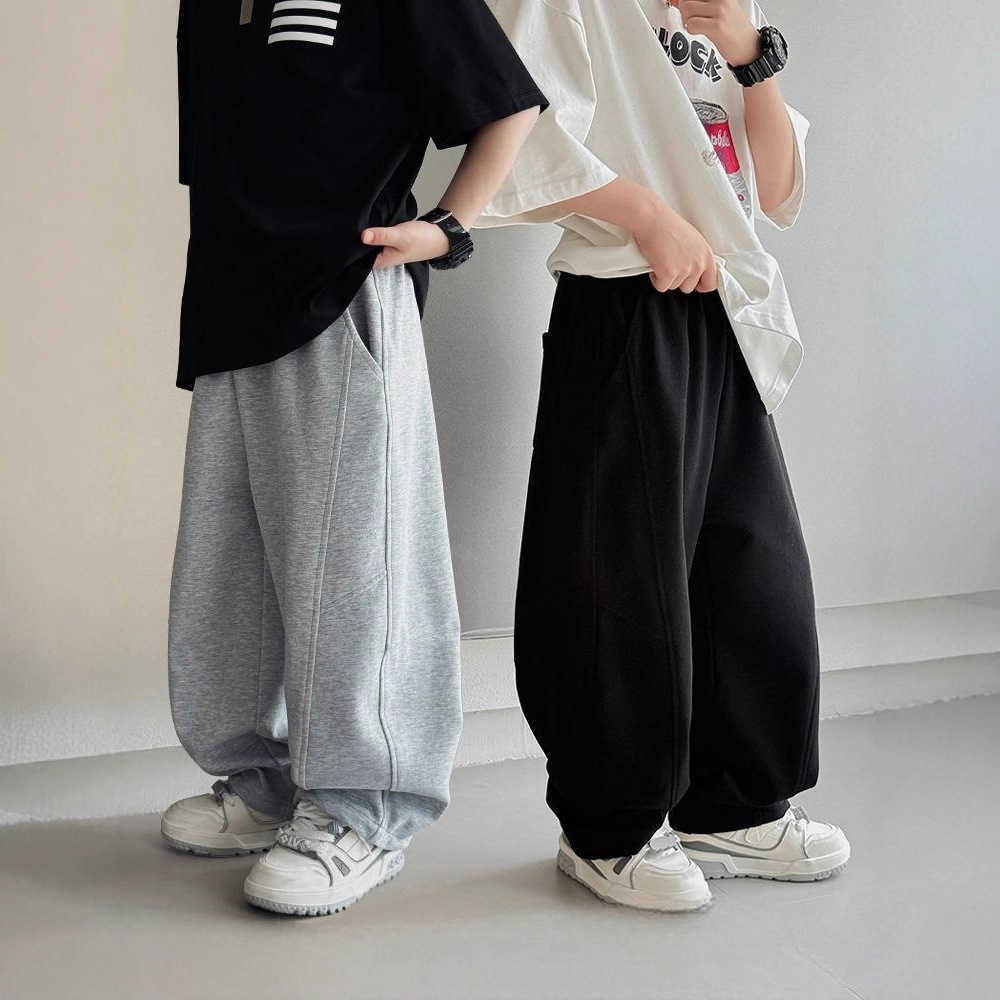 Boys' straight-leg pants 2026 autumn new children's sports pants loose casual breathable long pants for older boys C2601020