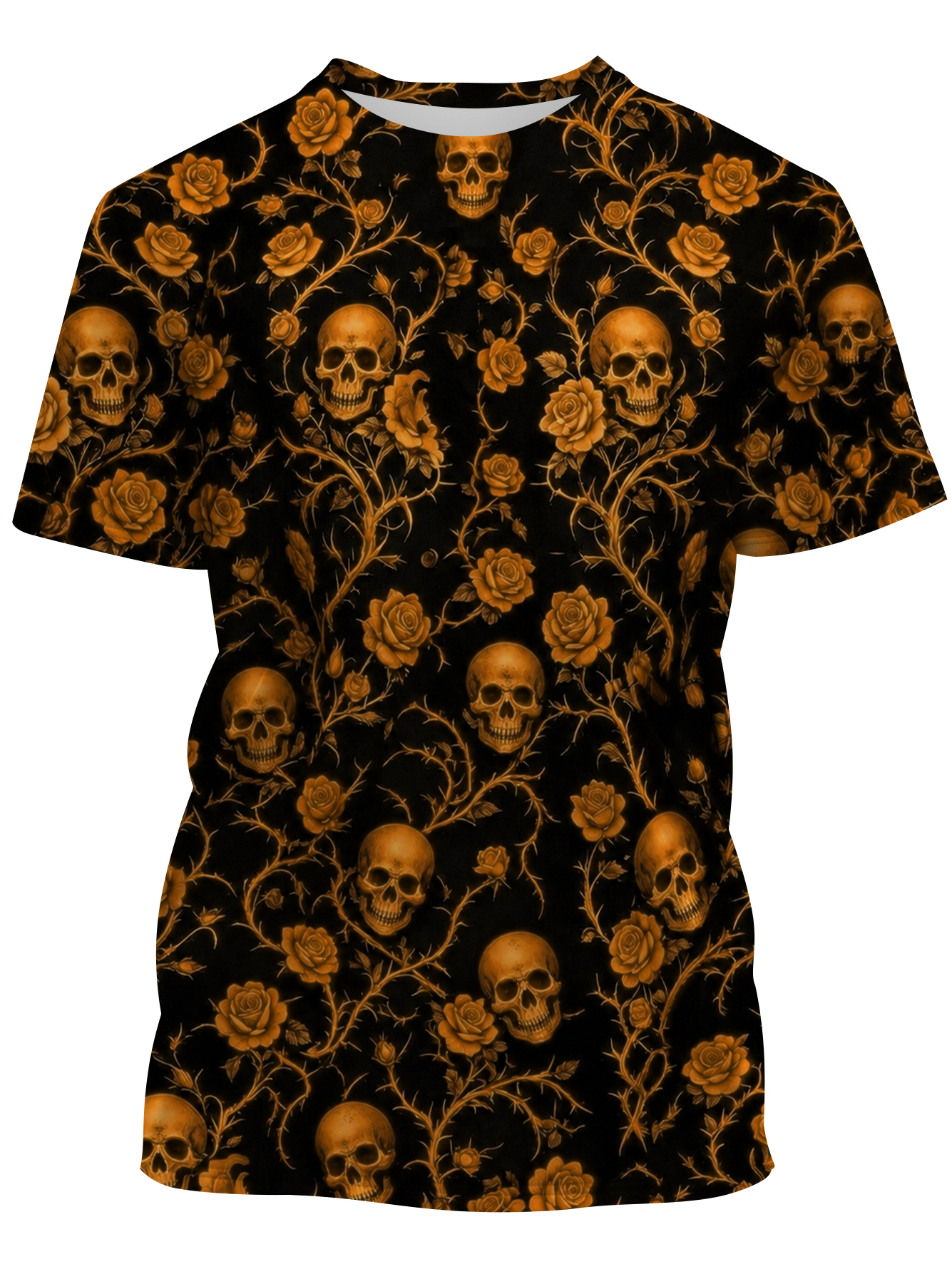 Unique Graphic Design Men's Shortsleeve Shirt - Perfect For Hot Weather