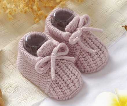0-3M Infant Boys Girls First Walkers Soft Soled Non-Slip Baby Shoes Handmade Knitted Toddler Booties Footwear Children Prewalker S2609098TF6 - view 4