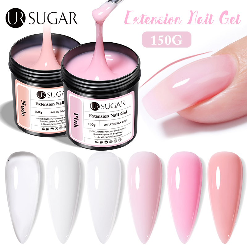 Luxury 2026 New UR SUGAR 150G Jelly Nude Pink Rose Red Quick Gel Polish Nail Extension UV LED Nail Gel Manicure Soak Off Fast Shipping X261022 - view 5