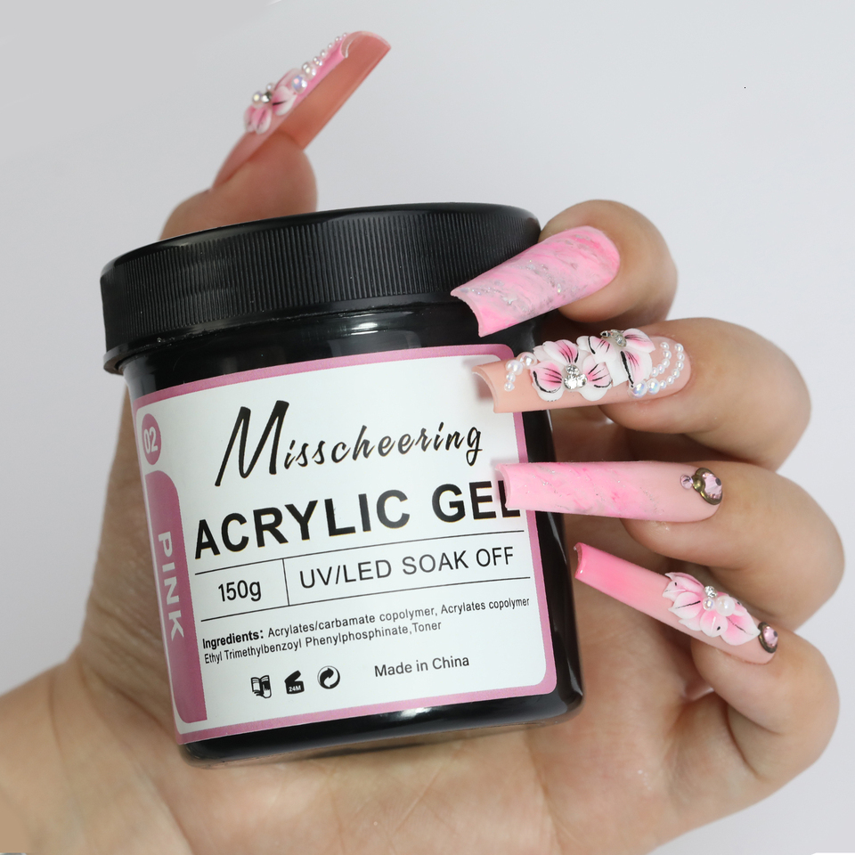 Luxury 2026 New 150G Transparent Jelly White Light Pink Nail Gel Acrylic Nail Art UV LED Gel Semi Permanent Varnish Extension Tool Fast Shipping X2610 - view 6