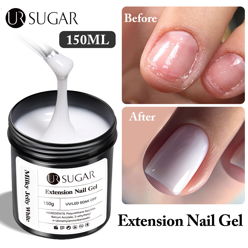 Luxury 2026 New UR SUGAR 150G Jelly Nude Pink Rose Red Quick Gel Polish Nail Extension UV LED Nail Gel Manicure Soak Off Fast Shipping X261022 - view 4