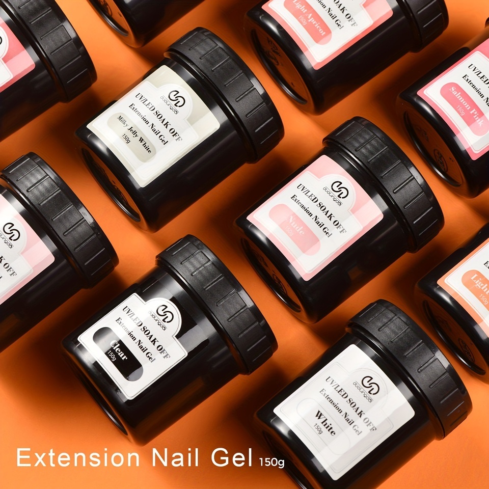 Luxury 2026 New 150G Acrylic Extension Nail Gel Led Compatible Odorless Soak-Off Hard Jelly Nail Building Extensions Fast Shipping X261022 - view 7