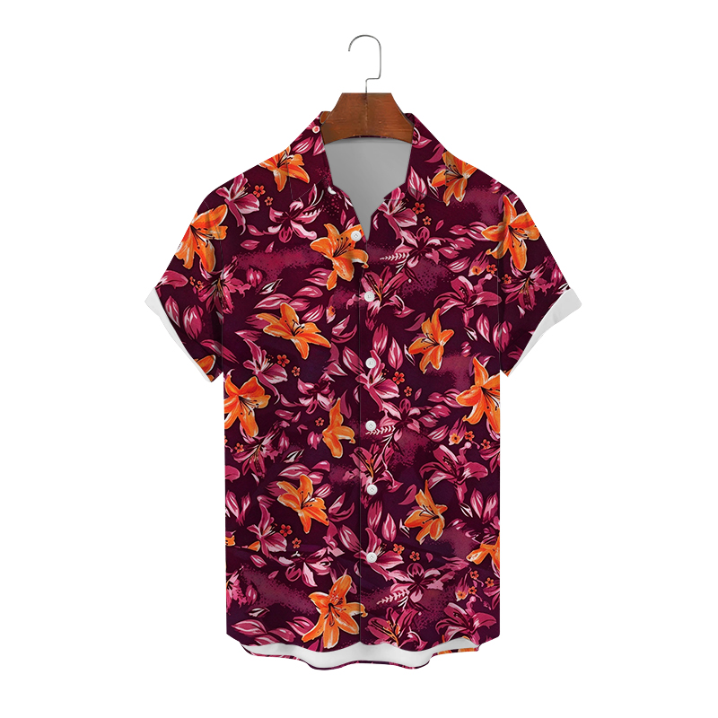 Men's Casual Shirts, Summer Short-Sleeve Shirts with Unique Prints - view 5