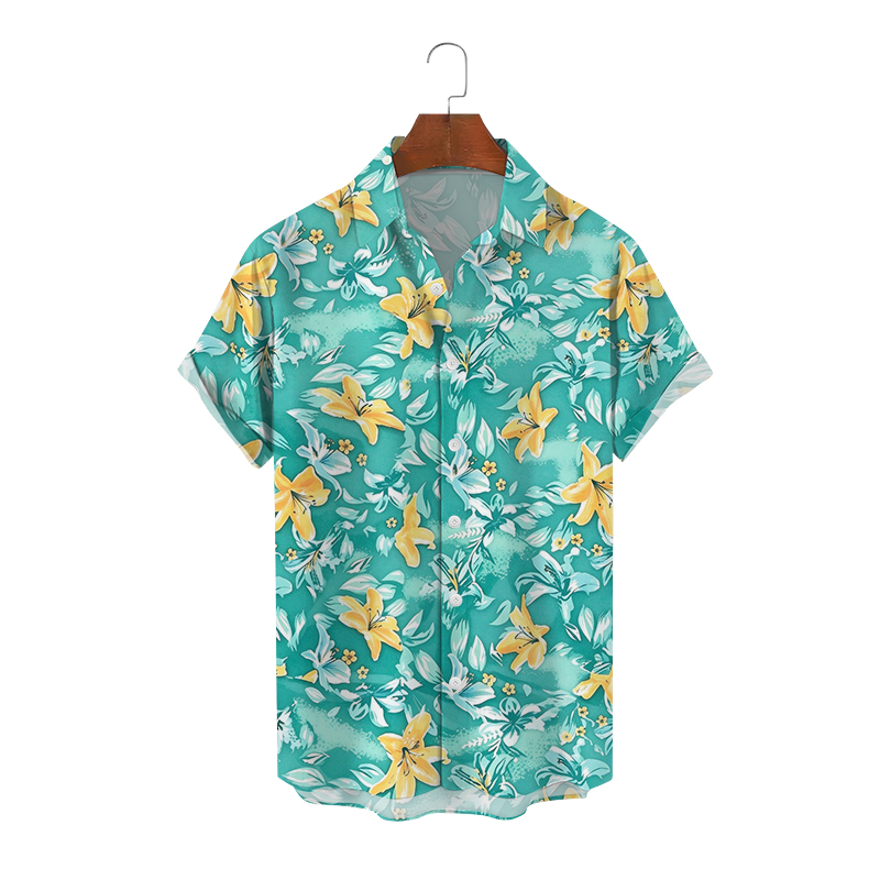 Men's Casual Shirts, Summer Short-Sleeve Shirts with Unique Prints - view 4