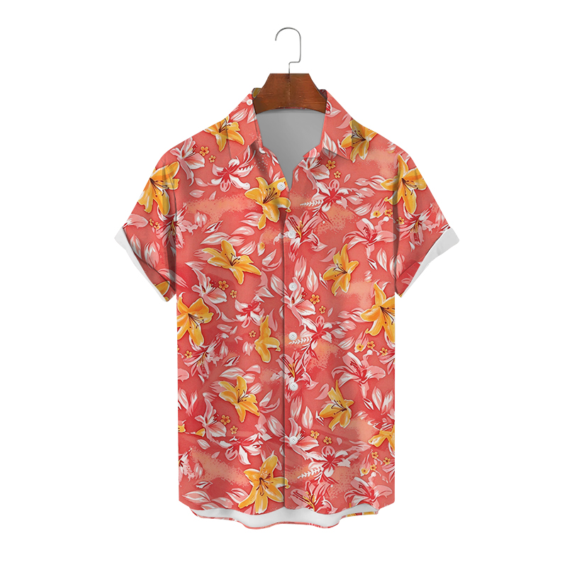 Men's Casual Shirts, Summer Short-Sleeve Shirts with Unique Prints - view 8