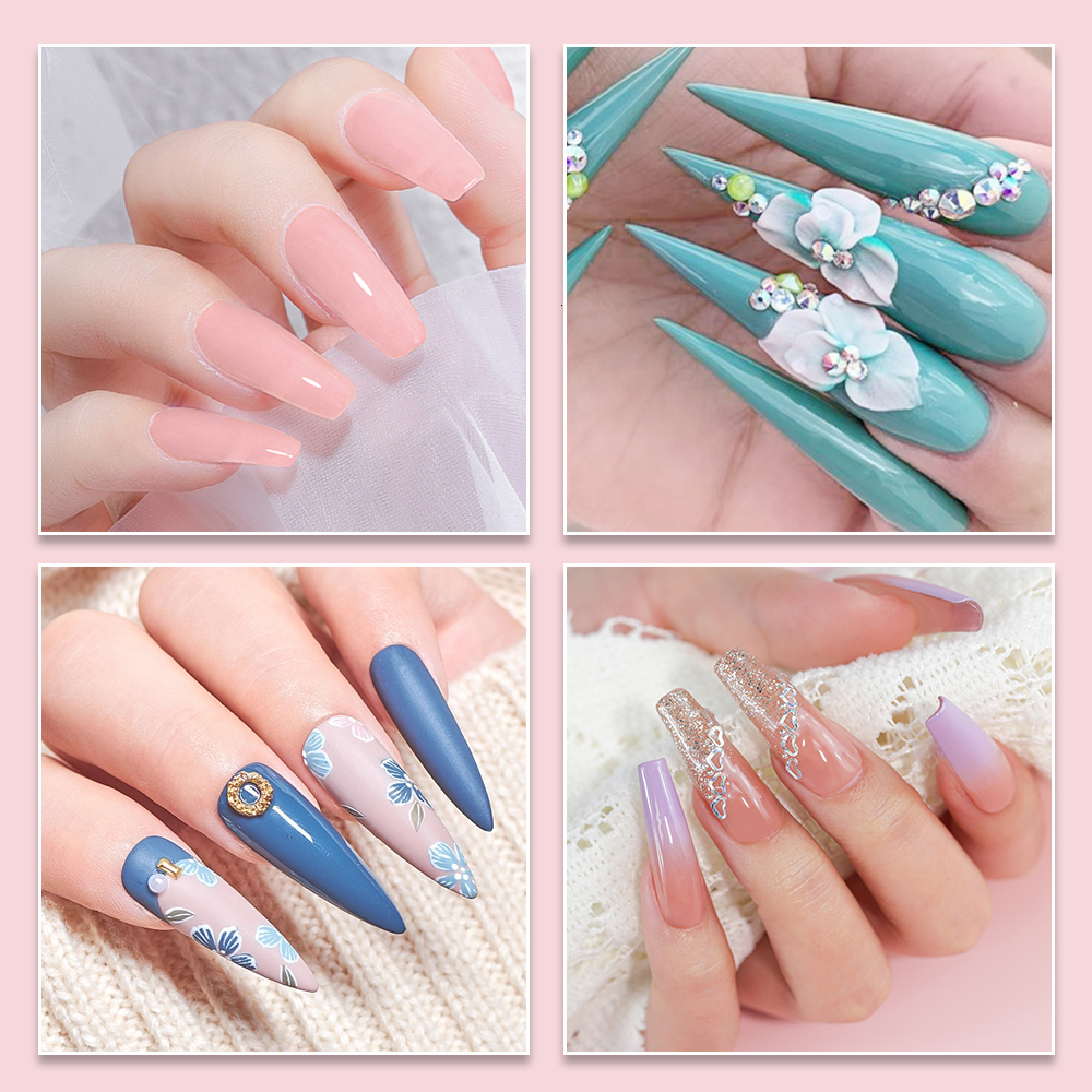 Luxury 2026 New Acrylic Powder And Liquid Monomer Nail Art Kits Art Decoration For Manicure Set Kit Crystal Glitter 3D Nail Tips Carving Tools Fast Sh - view 7