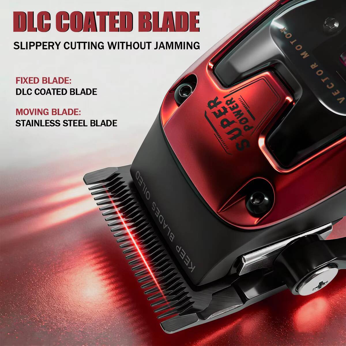 Luxury New VGR Professional Barber Clippers 11000 RPM Hair Cutting Machine Vector Motor Trimmer For Men V-668 Fast Shipping Y261022 - view 6